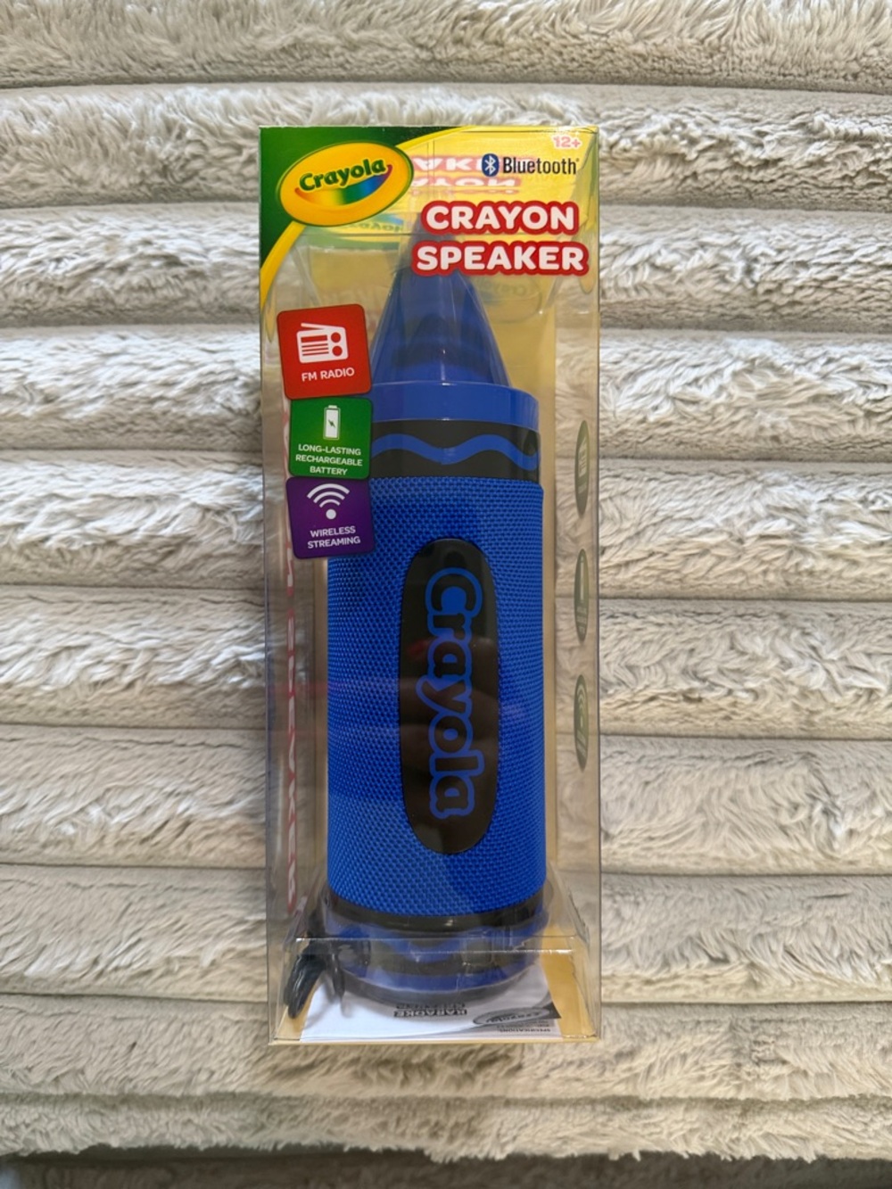 Crayola Blue Crayon Bluetooth Speaker - Portable Wireless Audio